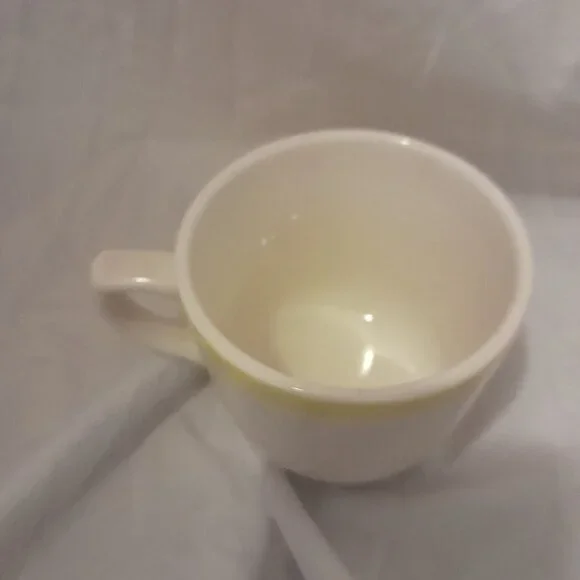 Vintage Retro 1970's Oxford Brazil 8710 Yellow Flower Stoneware Coffee Mug Cup - Picture 4 of 6